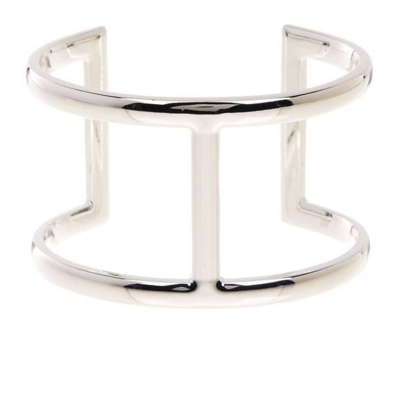 Sterling Forever Jewelry - STERLING FOREVER SILVER TONE CUTOUT OPEN CUFF